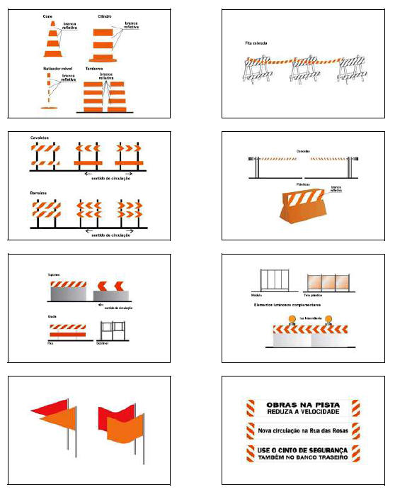 Dispositivos de segurança e instruções