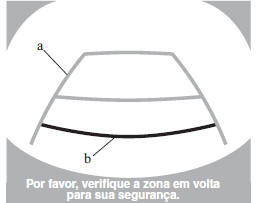 Ecrã de Monitorização da Traseira do Veículo