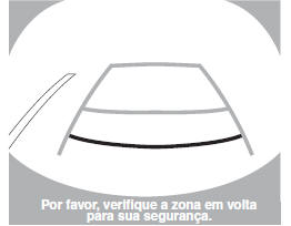 Ecrã de Monitorização da Traseira do Veículo