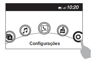 Sistema de Áudio [Tipo B (ecrã tátil)]