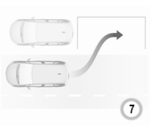 Entrada num lugar de estacionamento paralelo