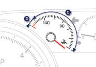 Indicador da temperatura do óleo do motor