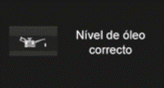 Nível de óleo correcto